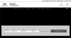 Desktop Screenshot of infinitiofhanover.com